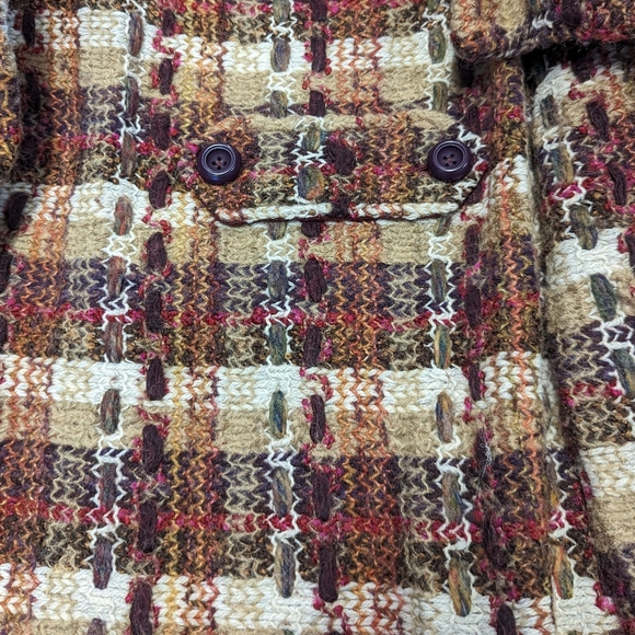 anthropologie CHARLIE & ROBIN marled sweater coat S M - Picture 10 of 13